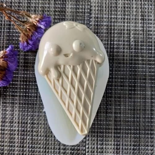 Ice Cream Silicone Mold Soap Mould Handmade Soap Making Molds Candle Silicone Mold Resin Clay Moulds QT0153 PRZY Lovely
