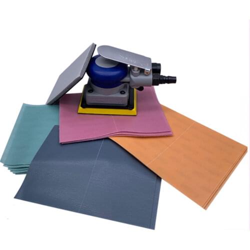 ATPRO 130mm*85mm Superfine Film Sanding Disc Soft Waterproof Sandpaper 1200 to 3000 Grits for Wet/Dry Automotive Paint Sanding