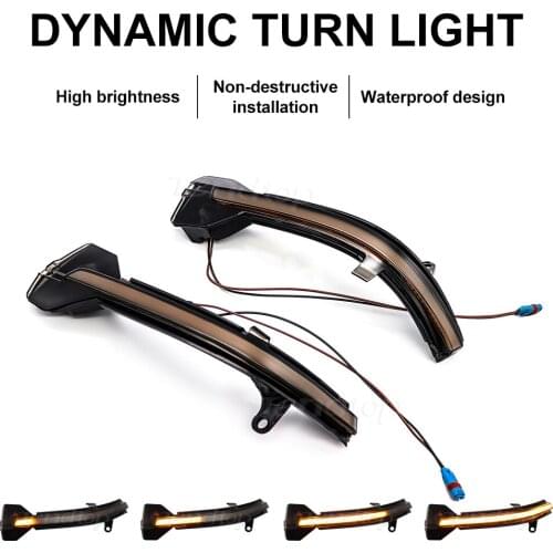 Dynamic LED Turn Signal Light Side Wing Mirror Indicator Directly Replace For BMW 5 6 7 Series F10 F11 F07 F06 F12 F13 F01