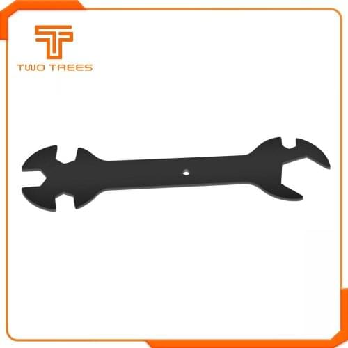 3D Printer Parts Nozzle Tool 5 IN 1 Wrench Stay 6mm to 20mm Flat Steel Wrench Ender 3 E3D MK8 MK10 Nozzle Multifunctional Tool