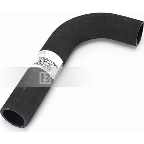 For excavator parts Kobelco SK200-6E turbocharged intake pipe YN05P01178P2 rubber intake hose