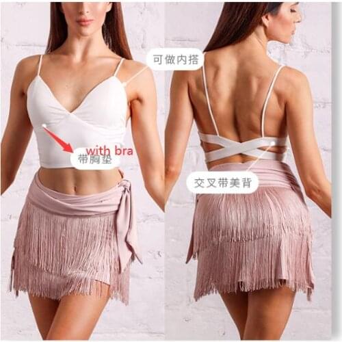Latin Dance Dress Women Adult Costume Latin Dance short latin skirt bachata latin top1934