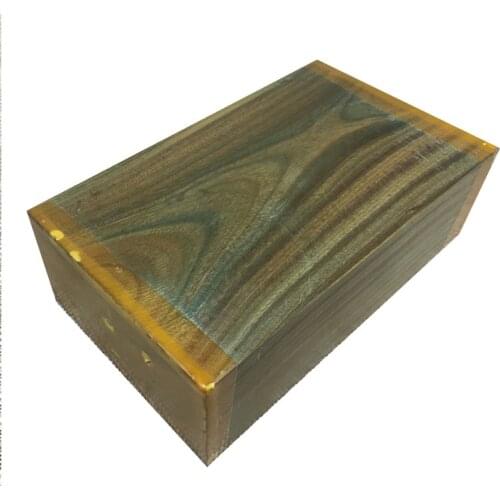 Handmade wood material Guaiacumofficimale guajacwood Green sandalwood Knife handle woodcraft -1 piece