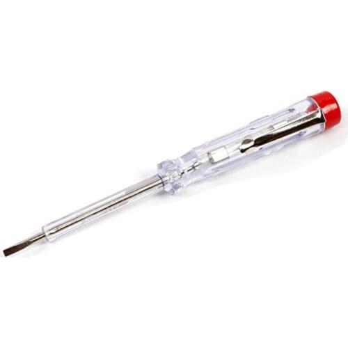 10Pcs Current Tester 100-250V Phase Electrical Voltage Tester Induced Electric Pen Detector Screwdriver Probe Test Pen