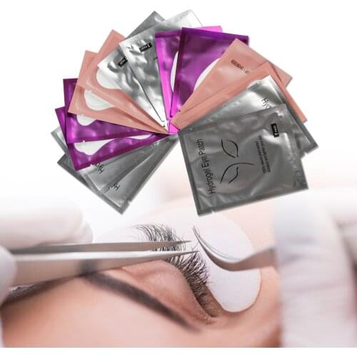 100Pairs Eye Pads Pillows for Eyelash Extension Disposable Patches for Eyelashes Under Eyes Tips Lash Sticker Wraps Makeup Tool