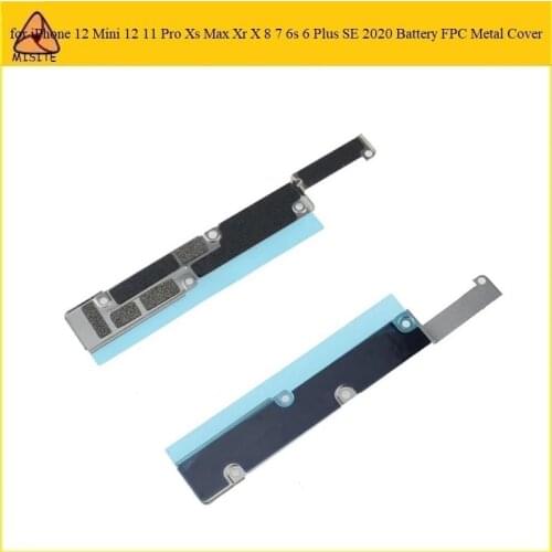 100PCS Battery Metal Holding Bracket Holder For iPhone 12 Mini 12 11 Pro Xs Max Xr X 8 7 Plus SE 2020 Battery FPC Cover Flex