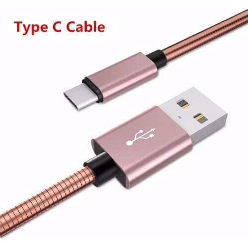 2.1A USB Type C Cable For Xiaomi Redmi Note 7 USB-C Mobile Phone Fast Charging Type-C Cable for Samsung Galaxy S9 S8 Plus S10