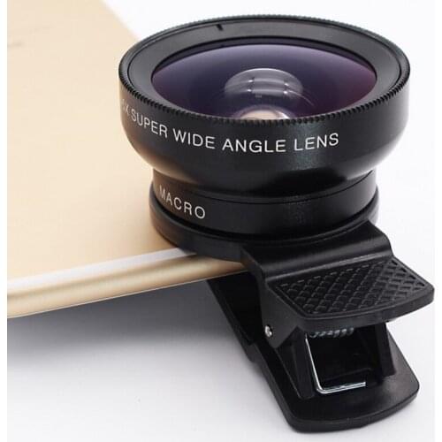 2 in 1 Camera Lens 0.45x Super Wide Angle&12.5x Macro Mobile Lens phone lens For iPhone 11 for Xiaomi for Samsung