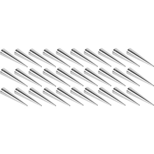 30Pcs Cannoli Tubes Stainless Steel Cannoli Forms Cream Bread Horn Molds DIY Canoli Forms for Baking