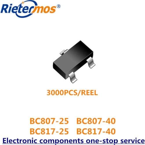 SMD 3000PCS SOT23 BC807-25 BC807-40 BC817-25 BC817-40 BC817-16LT1G BC807 BC817 HIGH QUALITY