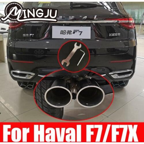 304 Stainless Steel Muffler Accessories for Great Wall Haval Hover F7 F7X 2018 2019 2020 2021 Accessories