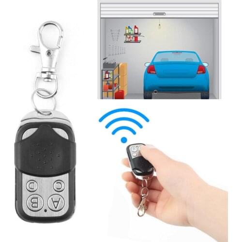 Lz-0020Abcd 433Mhz Wireless Duplicator Duplicator 4 Buttons Metal Clone Controller For Garage Door Universal Key Fob