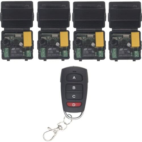 Mini Size AC 220V 1CH 1CH 10A RF Wireless Remote Control Switch System For Garage Door / Window / Light, Receiver+ Transmitter