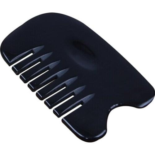Large Natural Buffalo horn SPA Scraping Plate Body Massager Chinese Traditional Acupuncture Massage GuaSha Board Scrape Therapy