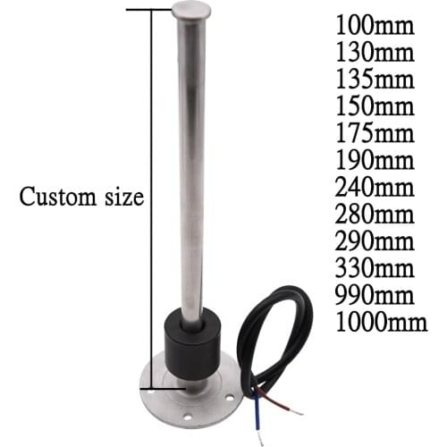 100/190/230/240/280/290/690mm Car Fuel Level Gauge Fuel sensor Fit 0-190ohm Water Level GaugeMeter Sensor for marine boat yacht