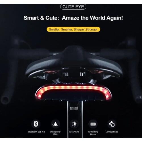 Meilan 8 Modes Flash Taillight Bike Brake Light Cycling Laser Safety Line Light Rear Turn Bicycle Wireless Remote Control Light