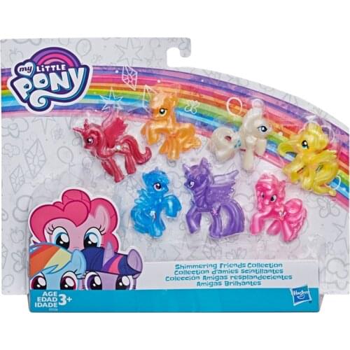 Hasbro My Little Pony Princess Cadence Shining Armor E5526 Rainbow Dash Starlight Glimmer Girl Play House Toy Set