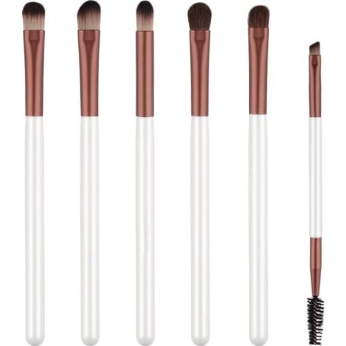 Makeup Brush 6Pcs Eye Shadow Makeup Brushes Kit Soft Cosmetic Eyeshadow Eyeliner Eyebrow Cosmetic Make up Tool Maquiagem