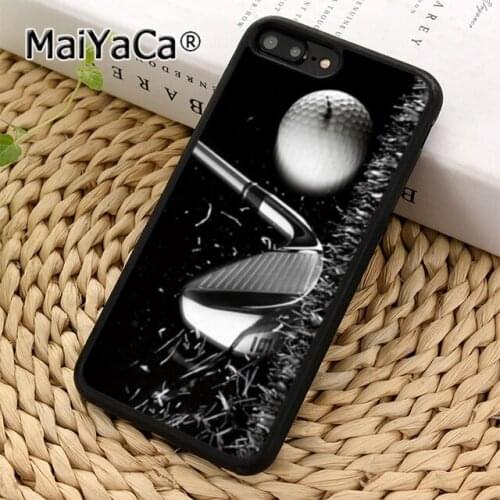 MaiYaCa Cool Golfing Golf Club Phone Case Cover For iPhone 11 12 Pro 5 6s 7 8 X XR XS max Samsung Galaxy S7 edge S8 S9 plus