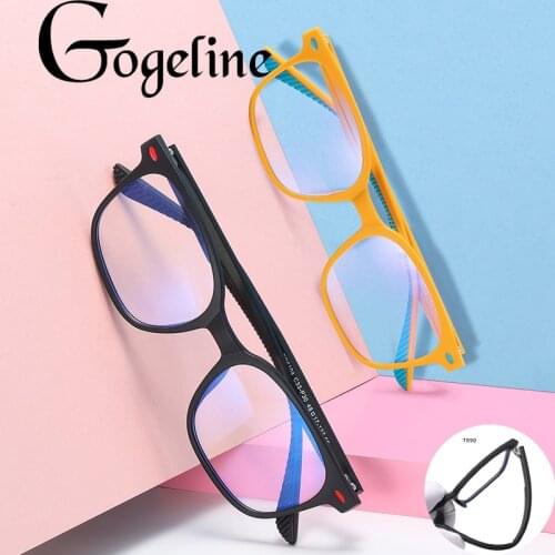 Square TR90 Anti Blue Light Children Glasses Frame Ultralight Eyeglasses Kids Boys Computer Girls Game Protective Goggle Eyewear