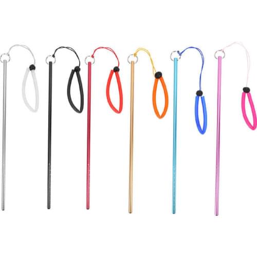 Scuba Colorful Diving Stick Aluminium Alloy Lobster Stick Pointer Rod With Rubber Lanyard Strap Underwater Diving Rod