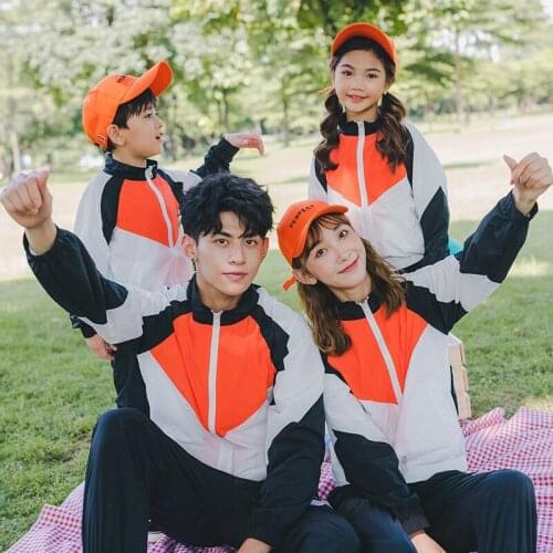 Family Matching Uniform Outfits Father Son Jackets Mommy and Me Clothews Mother Daughter Matching Christmas Sweaters for Couples