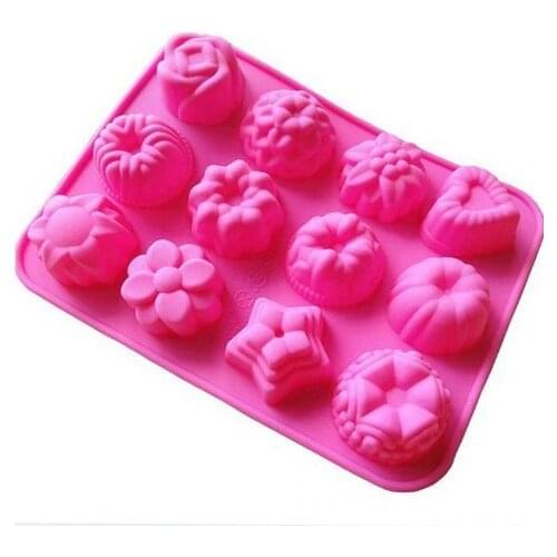 Flowers Pudding Mold Soap Mold Silicone Bakeware