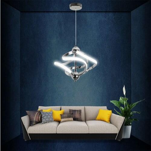LED Pendant Light Modern Chandeliers Lighting Fixture For Living room Bedroom Dining room Kitchen Hanging Lamp Gold&Silver Lamps
