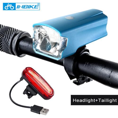 Bicycle Light Bike Headlight USB Rechargeable Cycling Led Light MTB Bicycle Accessories Battery Flashlight