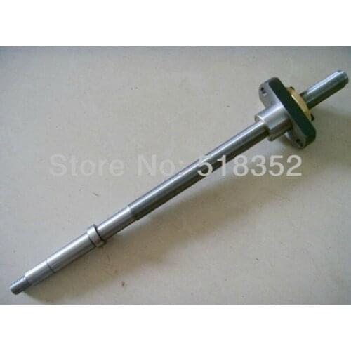 L375mm/406mm Screw Rod with Feed Screw Nut M18x 1mm Tooth Pitch Used for HuaFang and Other Wire EDM Machines, EDM Spare Parts