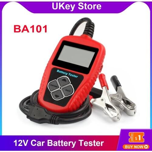 High Quality QUICKLYNKS BA101 Car Battery Tester 100-2000CCA Automotive auto battery load tester Support PK KW600 Charger Tools