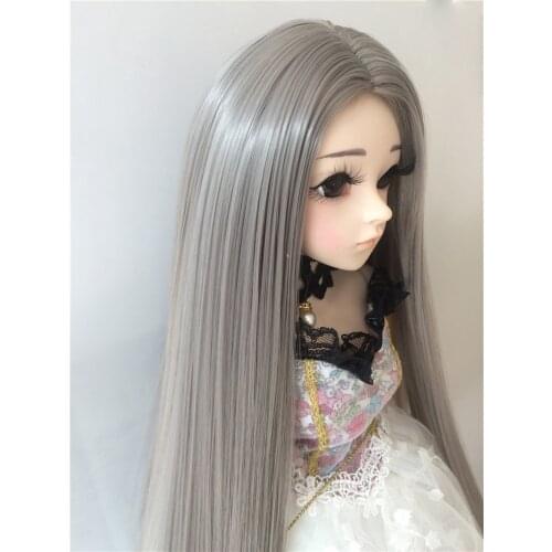 1/3 1/4 1/6 1/8 Bjd SD Doll Wig High Temperature Wire Beautiful Long Straight BJD Super For Doll Hair Wig Many Colors