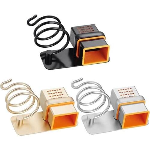 1pc household practical simple bathroom punch-free hair dryer aluminium shelf, bathroom wall-mounted razor comb storage bracket