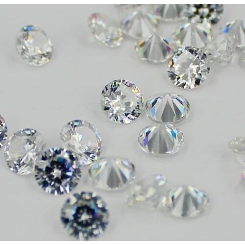 100pcs 4mm Crystal AAAAA Brilliant Cuts Round Cubic Zirconia Beads Pointback Stones Supplies For Jewelry Nail Art DIY Decoration