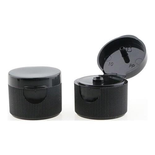 100Pcs/lot 18/410 PP Flip Top Cap for travel makeup bottle for cosmetic packaging