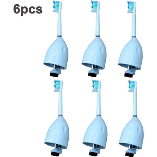 6pcs/set Toothbrush Head For PH Sonicare e-Series HX7002 HX7001 HX7022 Replacement Toothbrush Heads Oral Hygiene
