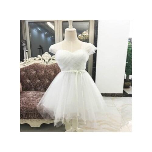 Fast Ship Pink Blue White Champagne Short Bridesmaid Dresses Purple Grey Cheap Party Graduation Robes Evening Vestidos SW0030