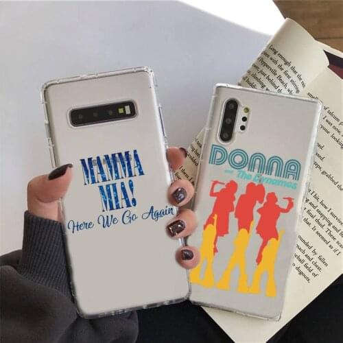 Mamma Mia Phone Case For Samsung S20 S10 S8 S9 Plus S7 S6 S5 Note10 Note9 S10lite