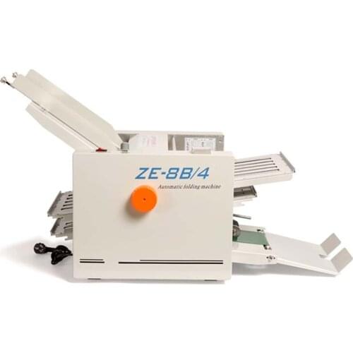 ZE-8B/4 automatic paper folding machine max for A3 paper+high speed+4 folding trays+100% warranty