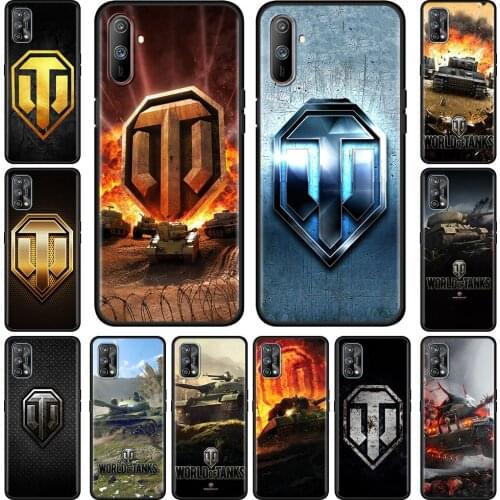 World Of Tanks Game Soft Silicone Cover For Realme 6 7 Pro C21 C3 XT 5 X50 8 7i GT Neo C11 C15 C20 C25 Shockproof Phone Case Cas