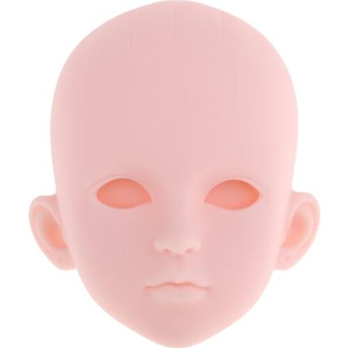 1/4 Female Bjd Doll Head Sculpt Ball-Jointed Doll Body Parts for practicing make up Applicable for 1/4 girl doll custom