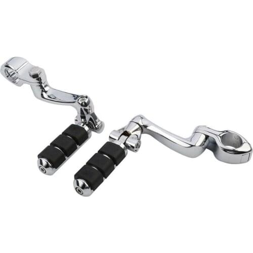 Motorcycle 1 1/4" 32mm Engine Guard Highway Pegs Footpegs For Harley Honda Suzuki Kawasaki