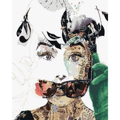 Frameless painting by numbers paint by numbers for home decor PBN for living room 4050cm