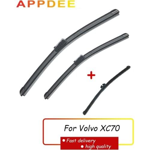 APPDEE Wiper Front Rear Wiper Blades Set For Volvo XC70 2008-2016 Windshield Windscreen 26"+20"+14"