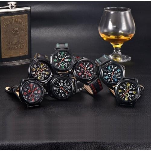 XINEW Brand Calendar Watch Men Leather Casual Quartz Watch Relogio Masculino Marca Original Montre Homme de Marque Reloj Hombre