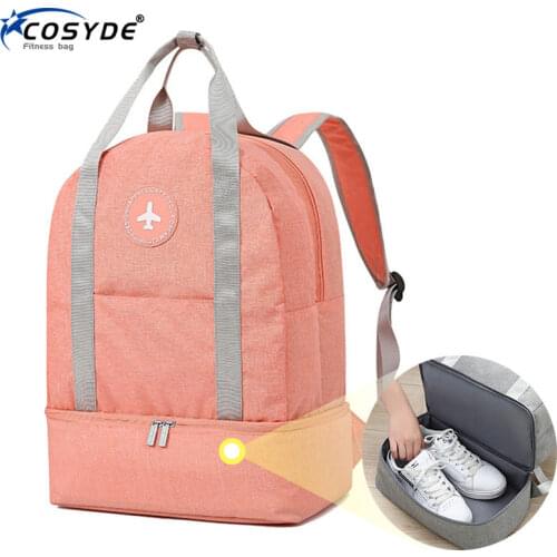 New Dry Wet Women Fitness Gym Backpack Independent Shoes Shoulder Bag Training Swimming Travel Sport Bag Gymtas 2020 Swim