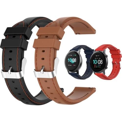 For UMIDIGI Uwatch 3S 2S Suture Silicone Strap Smartwatch Wristband Uwatch2 Urun S Band Watchband Bracelet Replace Accessories