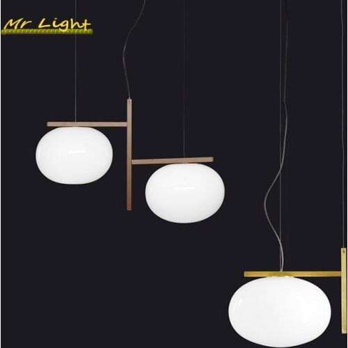 Modern Glass Pendant Lights Lighting Living Room Bedroom Bedside Nordic Pendant Lamp Cafe Kitchen Hanging Lamps Gold Luminaries