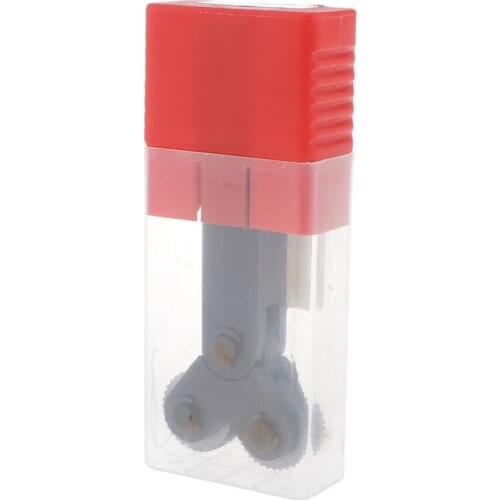 Steel Dual Wheel Knurling Tool with 2mm Diagonal Linear Knurl Wheels Set