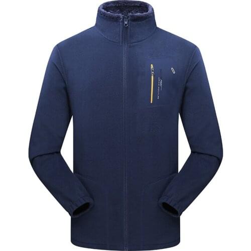 Outdoor fleece jacket men and women autumn winter thick thermal Hiking Jacket couple fleece coat trekking mountaineering coat